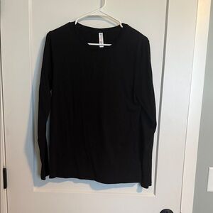 Athleta Black Long Sleeve Tee